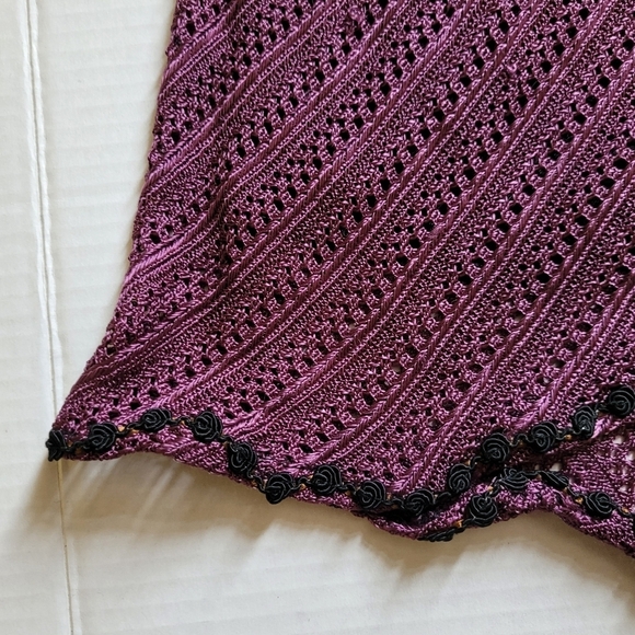 Georges Levesque Pour Scandale dress boho 1980s designer whimsigoth XS vintage - Picture 12 of 15